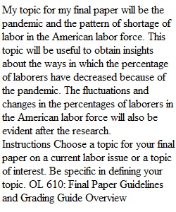 Module 1 Final Paper